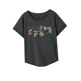 Maxbell Maxbell Women's T Shirt Summer Casual Short Sleeve Top for Backpacking Office Hiking XL
