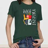 Maxbell Maxbell Womens T Shirt Summer Regular Crewneck Tee for Beach Camping Hiking S Green