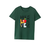 Maxbell Maxbell Women's T Shirt Summer Fashion Basic Tee Shirt for Walking Camping Commuting S Green
