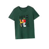 Maxbell Maxbell Women's T Shirt Summer Fashion Basic Tee Shirt for Walking Camping Commuting S Green