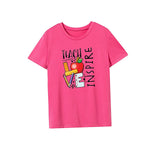 Maxbell Maxbell Women's T Shirt Summer Fashion Basic Tee Shirt for Walking Camping Commuting S Rose Pink