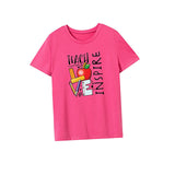 Maxbell Maxbell Women's T Shirt Summer Fashion Basic Tee Shirt for Walking Camping Commuting S Rose Pink