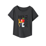 Maxbell Maxbell Women's T Shirt Summer Clothing Casual Basic Tee for Street Commuting Office XXL