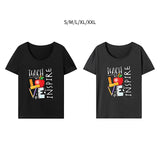 Maxbell Maxbell Women's T Shirt Summer Simple Breathable Basic Tee for Commuting Travel Work S Grey