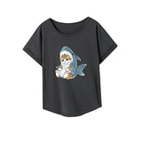 Maxbell Maxbell Women's T Shirt Summer Soft Basic Tee Shirt for Commuting Daily Wear Holiday S