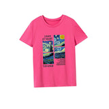 Maxbell Maxbell Womens T Shirt Summer Clothing Crewneck Tee for Backpacking Traveling Street S Rose Pink