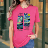 Maxbell Maxbell Womens T Shirt Summer Clothing Crewneck Tee for Backpacking Traveling Street S Rose Pink