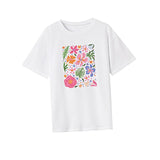 Maxbell Maxbell Womens T Shirt Summer Round Neck Crew Neck Shirt for Travel Shopping Holiday XXL White