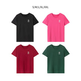 Maxbell Maxbell T Shirt for Women Summer Clothing Stylish Summer Tops for Beach Trip Holiday S Rose Pink