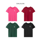 Maxbell Maxbell T Shirt for Women Summer Clothing Stylish Summer Tops for Beach Trip Holiday S Rose Pink