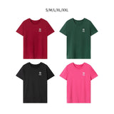 Maxbell Maxbell T Shirt for Women Summer Clothing Stylish Summer Tops for Beach Trip Holiday S Rose Pink