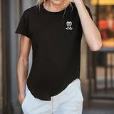Maxbell Maxbell Womens T Shirt Summer Ladies Clothes Crewneck Tee for Work Daily Wear Office S
