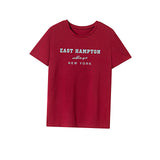 Maxbell Maxbell Women's T Shirt Summer Casual Soft Basic Tee for Commuting Traveling Holiday S Red