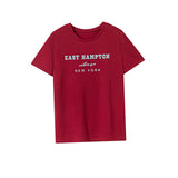 Maxbell Maxbell Women's T Shirt Summer Casual Soft Basic Tee for Commuting Traveling Holiday S Red