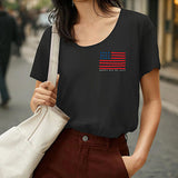 Maxbell Maxbell T Shirt for Women Summer Stylish Crewneck Shirt for Holiday Shopping Camping S Grey