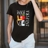 Maxbell Maxbell Womens T Shirt Summer Casual Crewneck Shirt for Walking Shopping Backpacking S