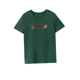 Maxbell Maxbell Womens T Shirt Summer Ladies Female Crewneck Tee for Travel Office Commuting S Green