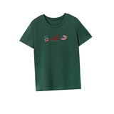 Maxbell Maxbell Womens T Shirt Summer Ladies Female Crewneck Tee for Travel Office Commuting S Green