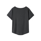 Maxbell Maxbell T Shirt for Women Summer Outfits Summer Tops for Walking Daily Wear Shopping XL