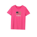 Maxbell Maxbell Women's T Shirt Summer Ladies Breathable Basic Tee for Commuting Office Work S Rose Pink