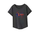 Maxbell Maxbell Womens T Shirt Summer Fashion Female Crewneck Tee for Trip Holiday Commuting XL