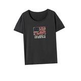 Maxbell Maxbell T Shirt for Women Summer Ladies Crew Neck Shirt for Backpacking Beach Office XXL Grey