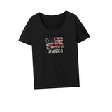 Maxbell Maxbell T Shirt for Women Summer Ladies Crew Neck Shirt for Backpacking Beach Office S Black