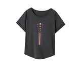 Maxbell Maxbell Women's T Shirt Summer Soft Casual Crewneck Shirt for Vacation Office Street S