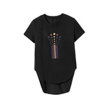 Maxbell Maxbell Womens T Shirt Summer Sportswear Crewneck Shirt for Walking Commuting Office S