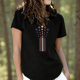 Maxbell Maxbell Womens T Shirt Summer Sportswear Crewneck Shirt for Walking Commuting Office S