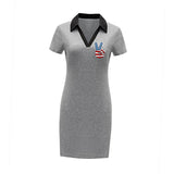 Maxbell Maxbell Women's Short Summer Dress Spring Mini Dress for Commuting Traveling Walking S