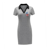 Maxbell Maxbell Women's Short Summer Dress Spring Mini Dress for Commuting Traveling Walking S