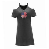 Maxbell Maxbell Women's Off Shoulder Dress Spring Summer Dress for Dating Shopping Traveling S