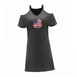 Maxbell Maxbell Women's Off Shoulder Dress Spring Summer Dress for Dating Shopping Traveling S