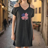 Maxbell Maxbell Women's Off Shoulder Dress Spring Summer Dress for Dating Shopping Traveling S