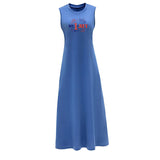 Maxbell Maxbell Women's Long Summer Dress Summer Loose for Commuting Traveling Evening Party XXL