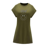 Maxbell Maxbell Women's Summer Dress Summer Fashion Crewneck Dress for Work Traveling Office M