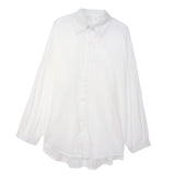 Maxbell Maxbell Sunscreen Cardigan Coat Trendy Sun Protection Clothes for Daily Party Ladies White