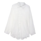 Maxbell Maxbell Sunscreen Cardigan Coat Trendy Sun Protection Clothes for Daily Party Ladies White