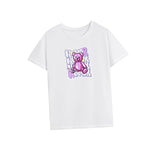 Maxbell Maxbell Women's T Shirt Summer Trendy Crewneck Shirt for Traveling Vacation Shopping L White