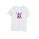 Maxbell Maxbell Women's T Shirt Summer Trendy Crewneck Shirt for Traveling Vacation Shopping XXL White