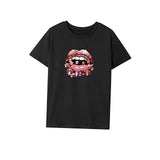 Maxbell Maxbell Women's T Shirt Summer Casual Crewneck Tee for Daily Wear Backpacking Office L Black