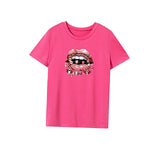 Maxbell Maxbell Women's T Shirt Summer Casual Crewneck Tee for Daily Wear Backpacking Office S Rose Pink