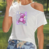 Maxbell Maxbell T Shirt for Women Summer Soft Crewneck Tee for Vacation Backpacking Shopping XXL