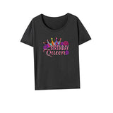 Maxbell Maxbell T Shirt for Women Summer Simple Crew Neck Tee for Traveling Backpacking Work XL Grey