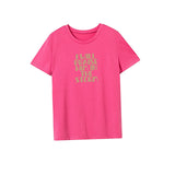 Maxbell Maxbell Womens T Shirt Summer Ladies Crewneck Shirt for Holiday Traveling Daily Wear M Rose Pink