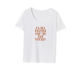Maxbell Maxbell T Shirt for Women Summer Costume Short Sleeve Top for Office Walking Holiday M White