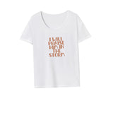 Maxbell Maxbell T Shirt for Women Summer Costume Short Sleeve Top for Office Walking Holiday M White