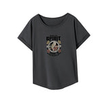 Maxbell Maxbell T Shirt for Women Summer Ladies Short Sleeve Top for Office Walking Shopping XXL