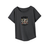 Maxbell Maxbell T Shirt for Women Summer Ladies Short Sleeve Top for Office Walking Shopping XXL
